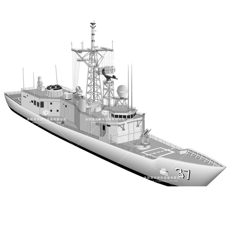 桥西充气侦查船模型